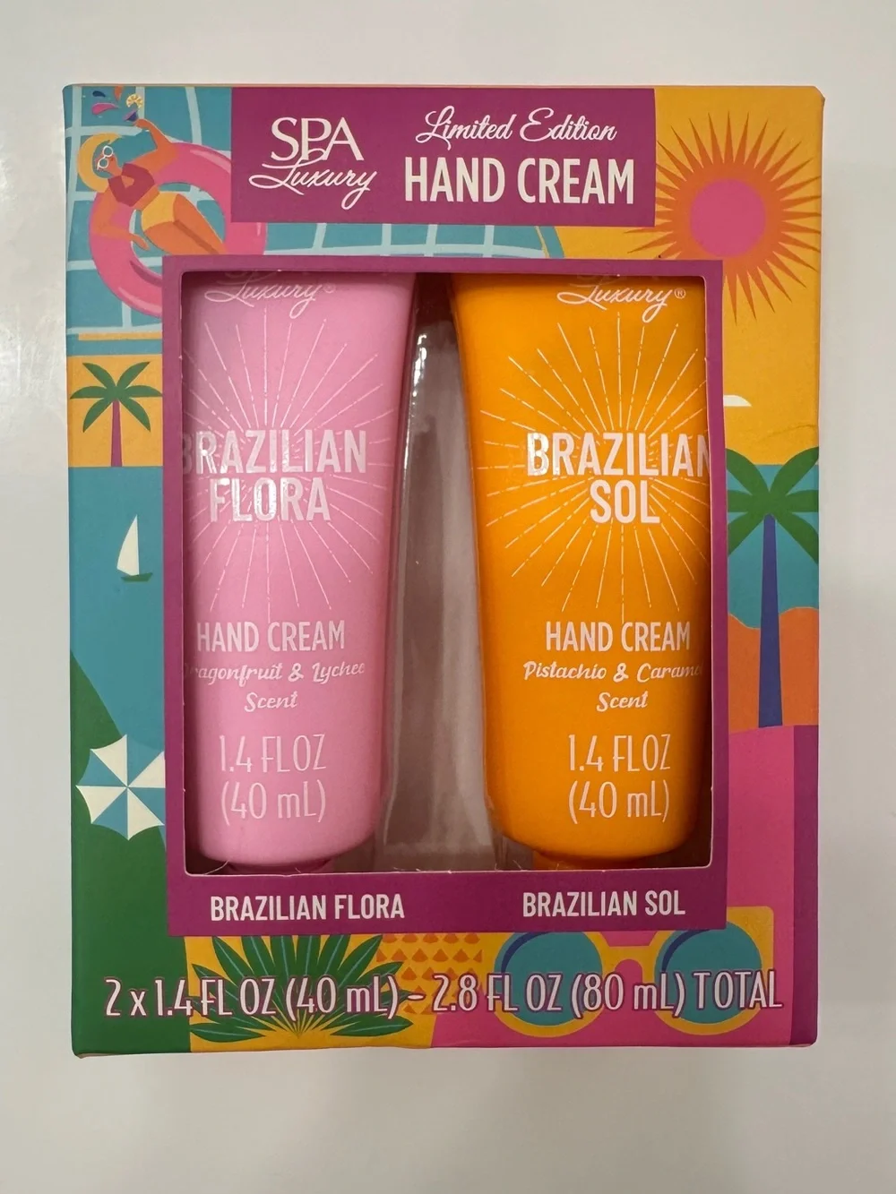 NIB Brazilian Flora & Brazilian Sol Hand Cream Duo